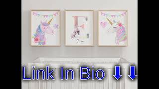 personalised baby prints for nursery etsy