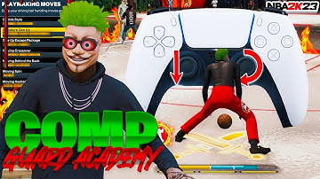 #1 NBA 2K23 COMP GUARD ACADEMY! (HANDCAM) BEST DRIBBLE MOVES + JUMPSHOT & BADGES - TIPS + TUTORIAL