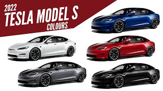 2022 Tesla Model S - All Color Options - Images | AUTOBICS
