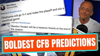 BOLDEST College Football Predictions: Part 26 (Late Kick Cut)