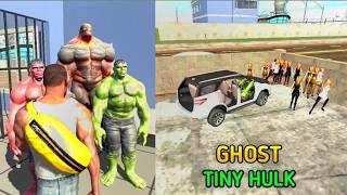 BULK TINY CAR Vs Franklin Ghost | Funny Gameplay Indian Bikes Driving 3D 🤣🤣