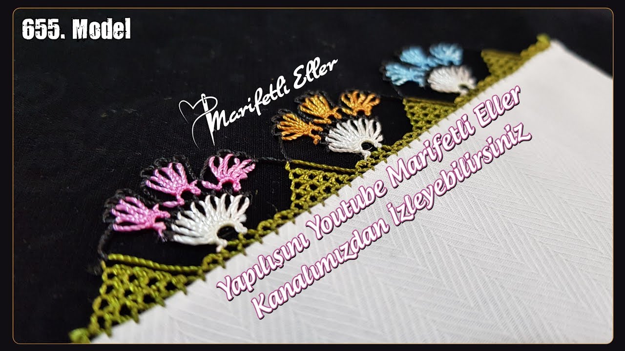 Muhteşem Bir İğne Oyası Modelinin Anlatımlı Yapımı | 655. Model