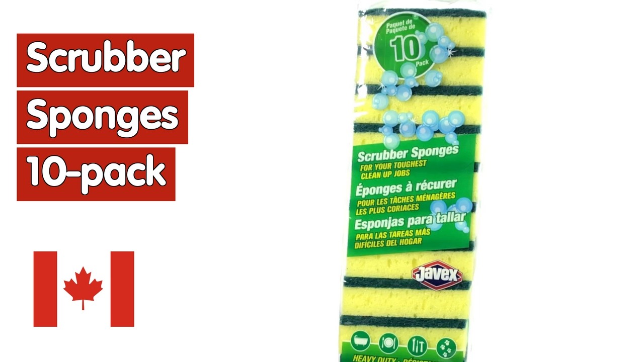 Scrubber Sponges 10-pack