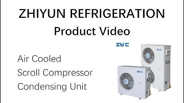 ZHIYUN ZYC Wall-Mounted Type Air Cooled Scroll Compressor Condensing Unit