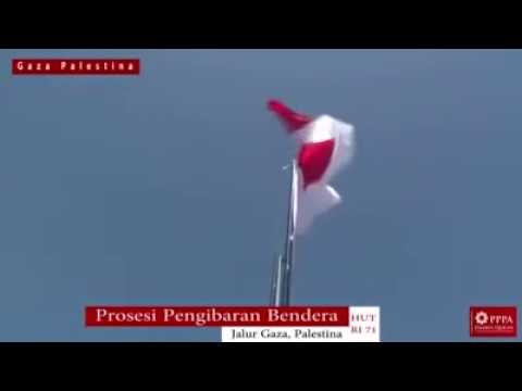 Merinding!! Warga Palestina Ikut Melaksanakan Peringatan HUT Kemerdekaan RI Ke 71