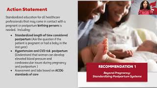 Introducing the American Heart Association’s Beyond Pregnancy Recommendations & Resources Toolkit
This session will introduce the American Heart Association’s Beyond Pregnancy Recommendations & Resources Toolkit and highlight the Advancing Maternal Health initiative, which focuses on strengthening postpartum systems of care related to cardiovascular disease. Attendees will learn how these evidence‑based recommendations and practical resources can support improved postpartum follow‑up, risk recognition, and continuity of care, with an emphasis on addressing cardiovascular health beyond pregnancy and across the postpartum period.
Chapters:
0:00 Introduction
2:39 Presentation
23:28 Q&A Introducing the American Heart Association’s Beyond Pregnancy Recommendations & Resources Toolkit
