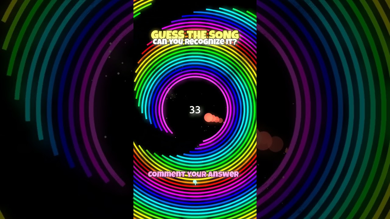 Can you guess the song ? 