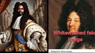 King Louis Xiv A Bourbonswarthy Man? Louisiana Named After A Swarthyblack Man