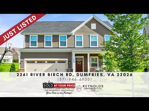 2261 River Birch Road, Dumfries, VA home video tour