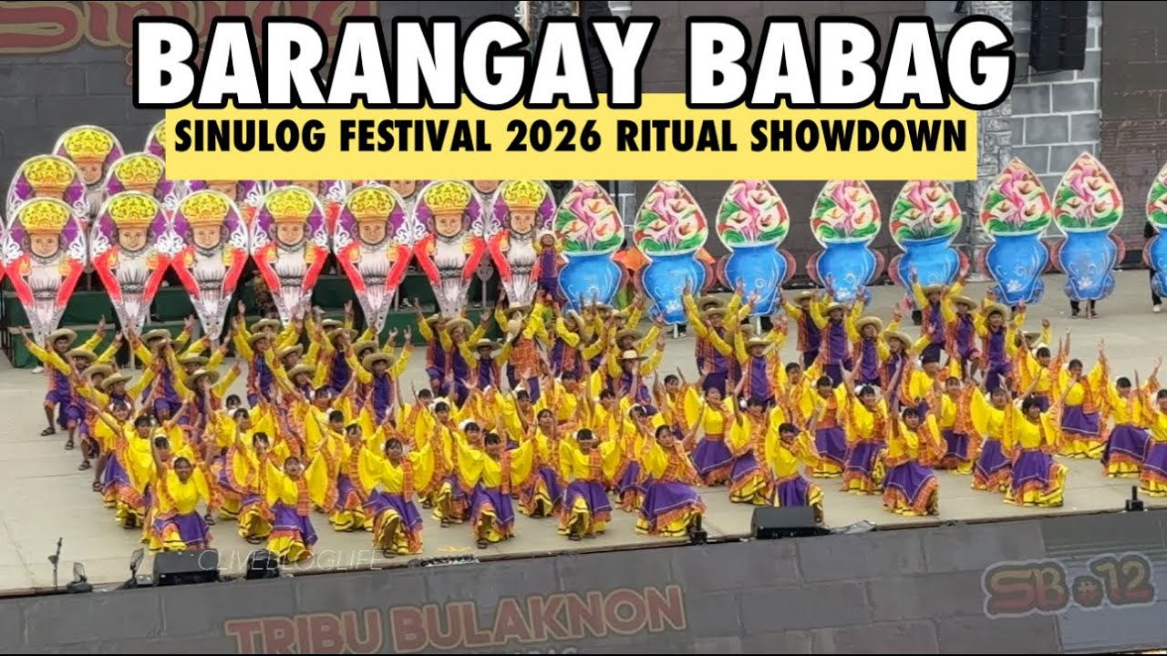 Barangay Babag Sinulog Festival 2026 Ritual Showdown 