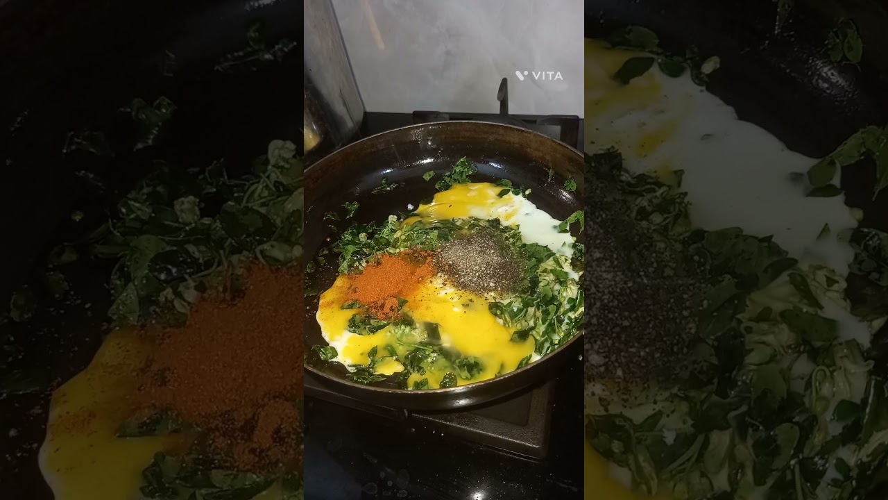 Healthy moringa flower leaf egg thoran  -rich iron 