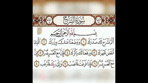 الشيخ ماهر المعيقلي سورة الشرح 🧡