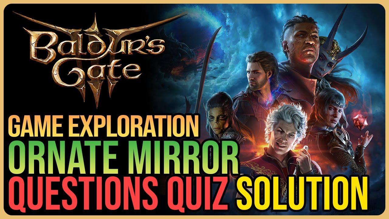Ornate Mirror Quiz Baldur's Gate 3