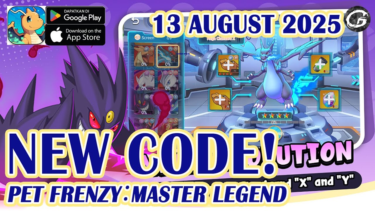 🎁 NEW CODE Pet Frenzy：Master Legend Giftcode & Redeem Code 13 August 2025 - Mobile Game (Android)