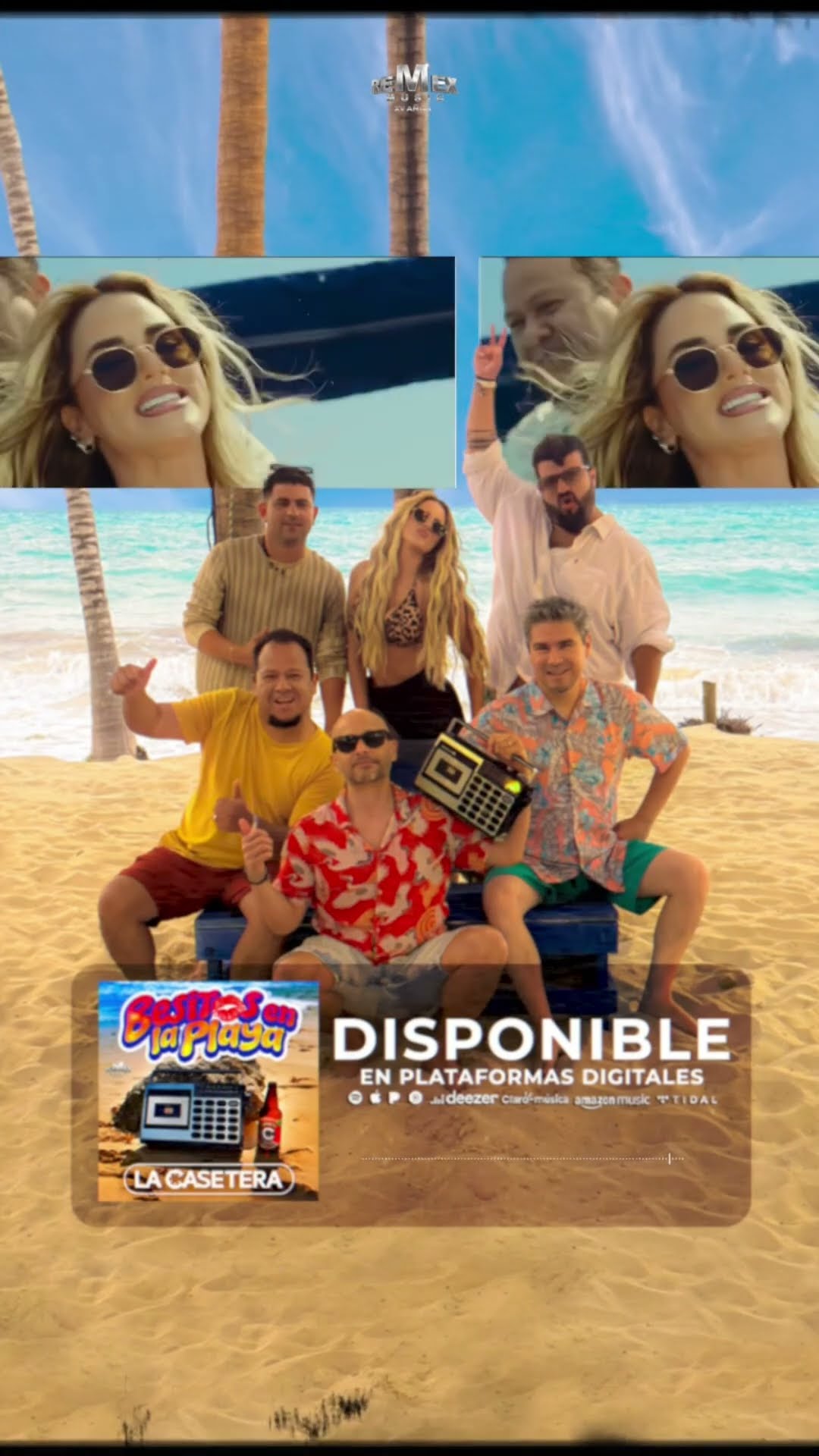 #BesitosEnLaPlaya ?? de La Casetera ? esta disponible en plataformas digitales ?¡DALE PLAY! ?