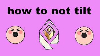 how to not tilt when losing