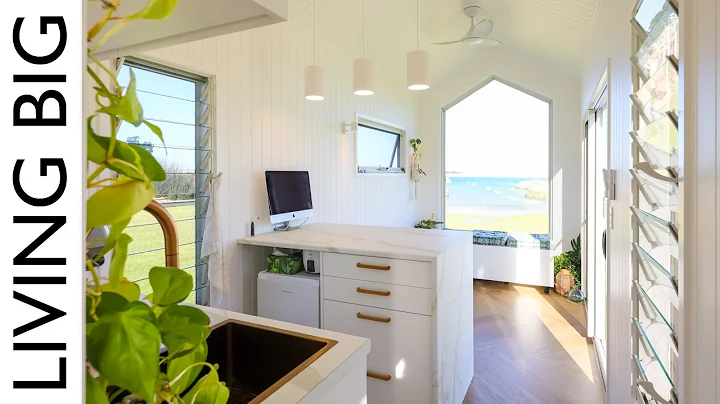 Solo Mom's Stunning Luxury, Minimalist Tiny Home thumbnail