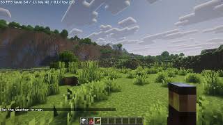 Mac mini M6 Minecraft with shaders quick test