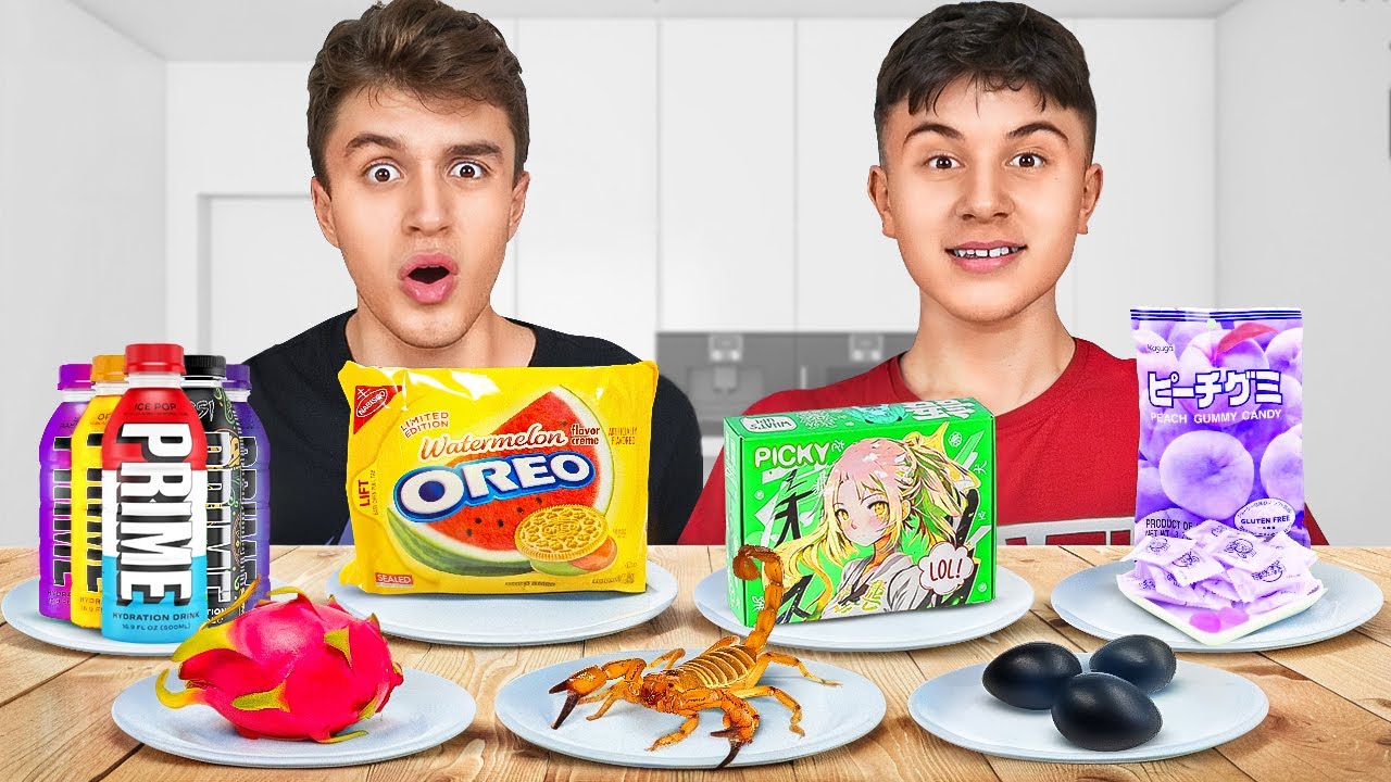 Probali Smo NAJREĐU Hranu sa Interneta!