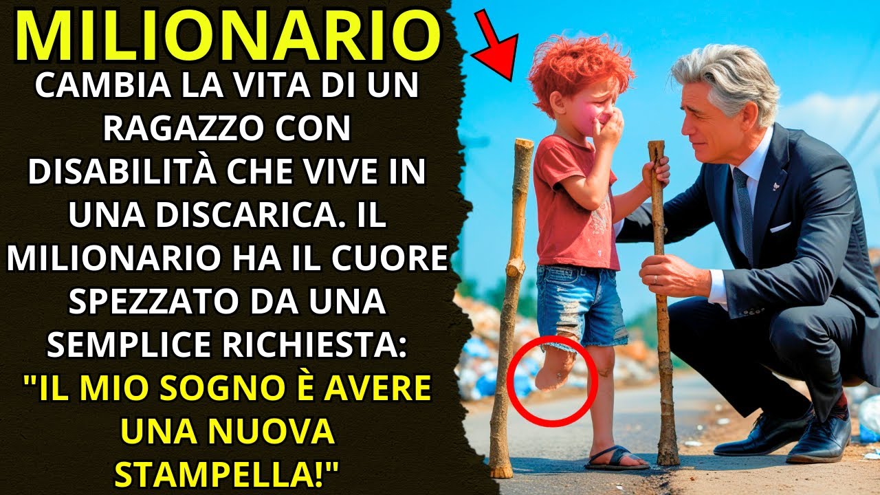🔴MILIONARIO CAMBIA LA VITA DI UN RAGAZZO CON DISABILITÀ CHE VIVE IN UNA ...