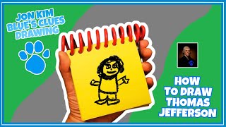 Jon Kim Blues Clues Drawing - How To Draw Thomas Jefferson