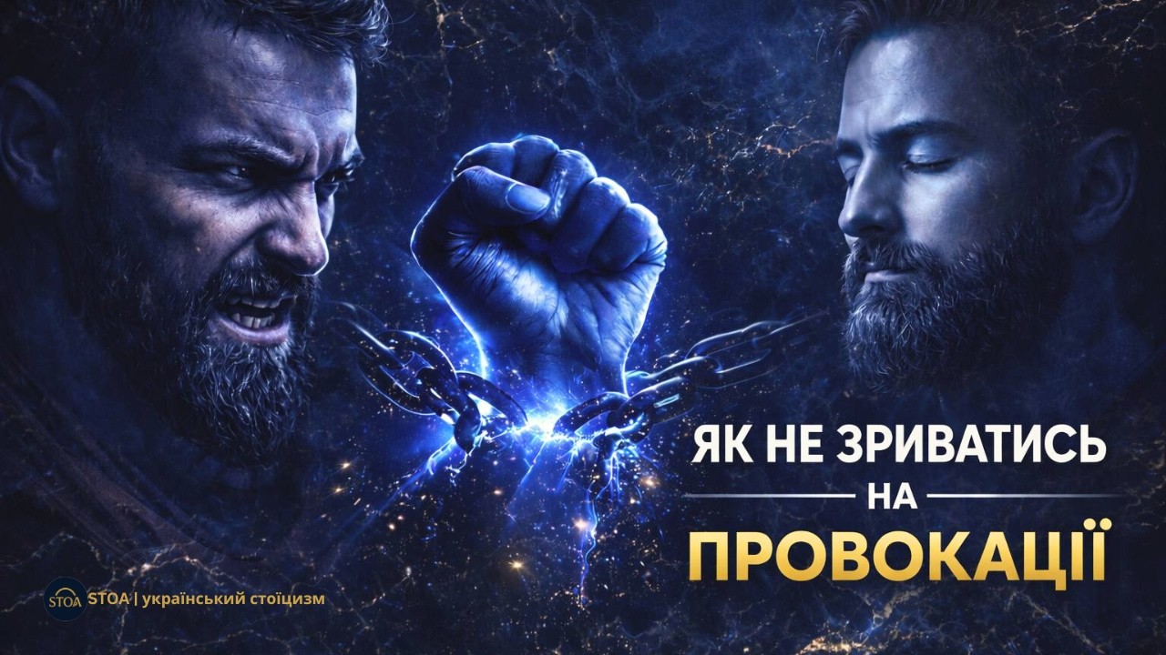 Стоїцизм як реагувати на провокації без агресії | STOA | український стоїцизм