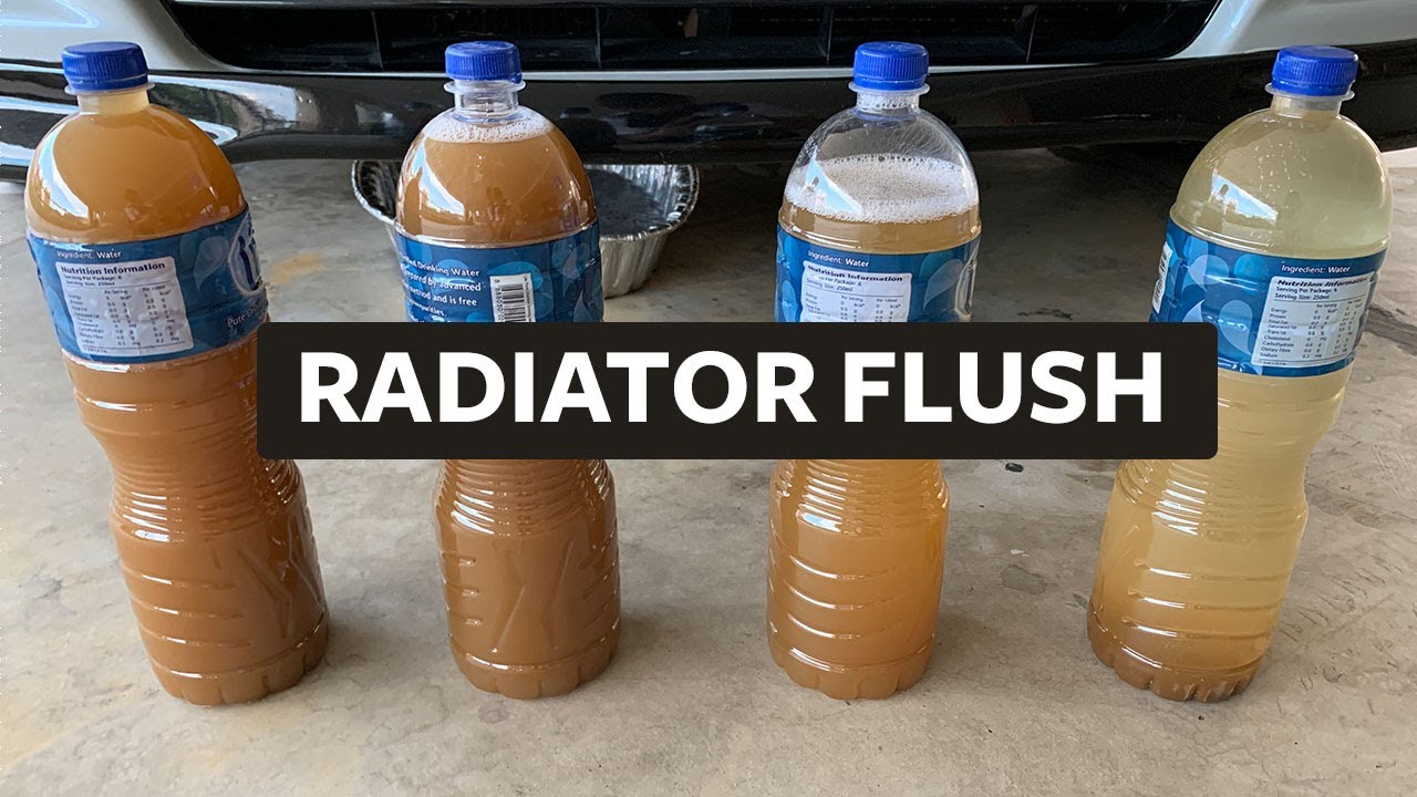 Flushing the radiator on the EG5 Civic! YouTube