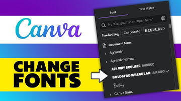 How to Change Font in Canva