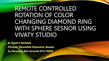 VRML REMOTE CONTROL FOR CONTROLLING DIAMOND RING ORIENTATION USING VIVATY STUDIO