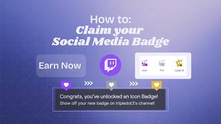 How to claim the Social Media Badge on Twitch Update