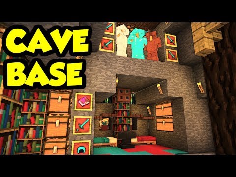 minecraft-cave-house-survival-base-tutorial-(how-to-build)-[design-tour-ideas]