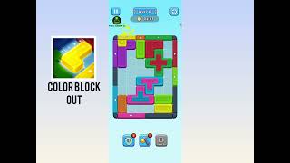 Color Block Out level 15 Solution Walkthrough   