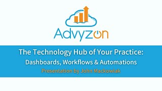 Dashboards, Workflows & Automations - Advyzon Demo