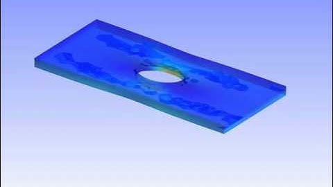 Modeling of delamination in a cross-ply fiber reinforced composite plate using MultiMech™