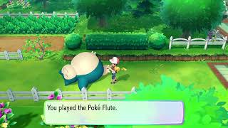AshKetChum Wake Up SnorLax By UsIng The Poké Flute.