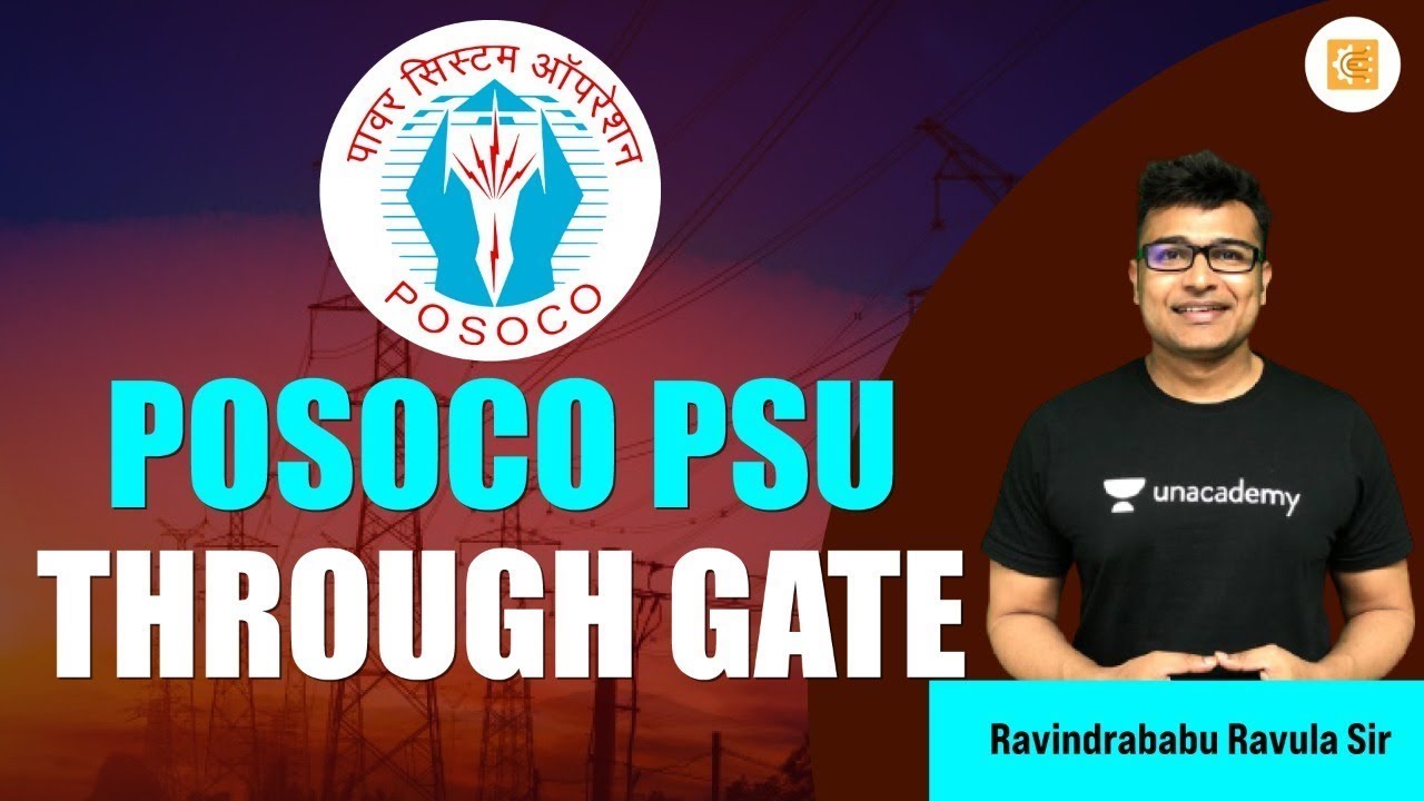 POSOCO PSU Through GATE | Job Notification | POSOCO | PSU | Ravindrababu Ravula