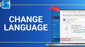 How to Change Language in Outlook