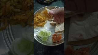 রাতের খাবারে একদম সাধারণ থালি।@popi kitchen with village food @popikitchen#Yt shorts #cooking
