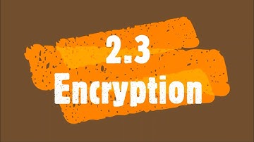 2 3 Encryption - Computer Science 2210