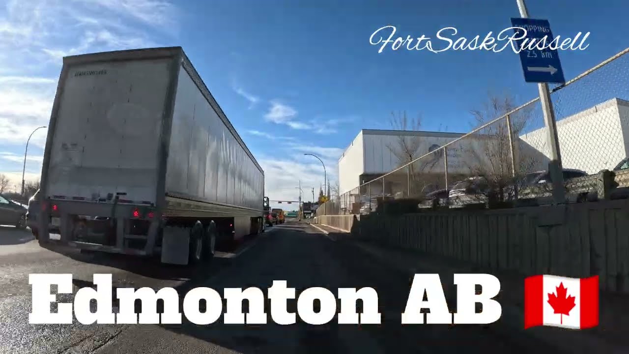 Edmonton AB 🇨🇦 Northbound 66 Street Driving Tour February 2026