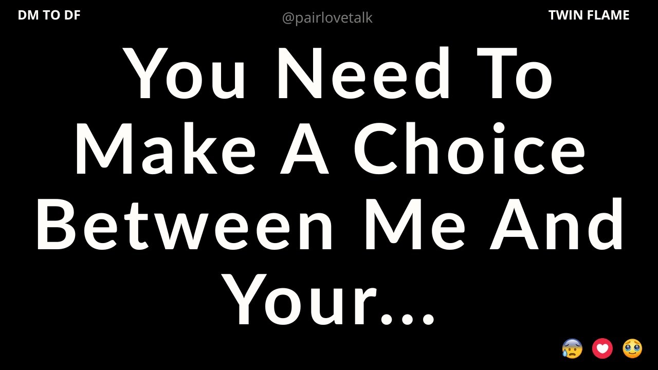 DM 💌 Тебе нужно сделать выбор между мной и твоим...😑❤️😍❤ DM TO DF 🖤 Божественная мужская энергия