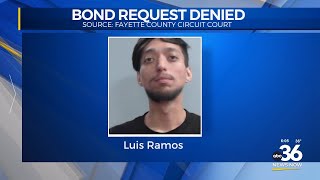 Murder suspect's bond request denied