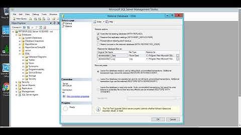 How to Restore Database from a BAK File in SQL Server | restore SQL database