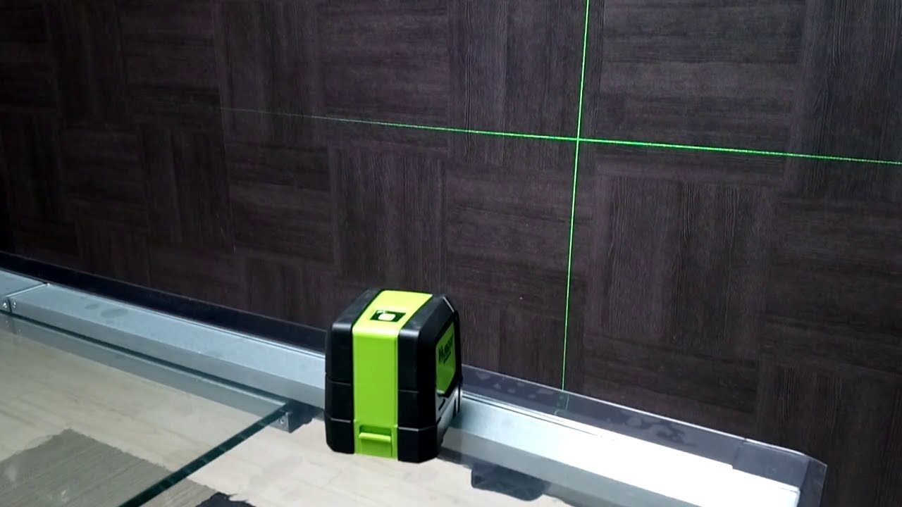 drive the cross line laser level YouTube