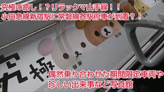 【究極の癒し？！「リラックマ山手線」や小田急新宿駅にJR常磐線車両が停車？！～偶然乗り合わせた期間限定鉄道車両や珍しい出来事など写真館～】