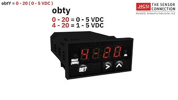 How to Program the PMD2XT series gauge 0-5V Analog Output