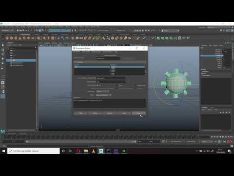 Wheel roll expression maya