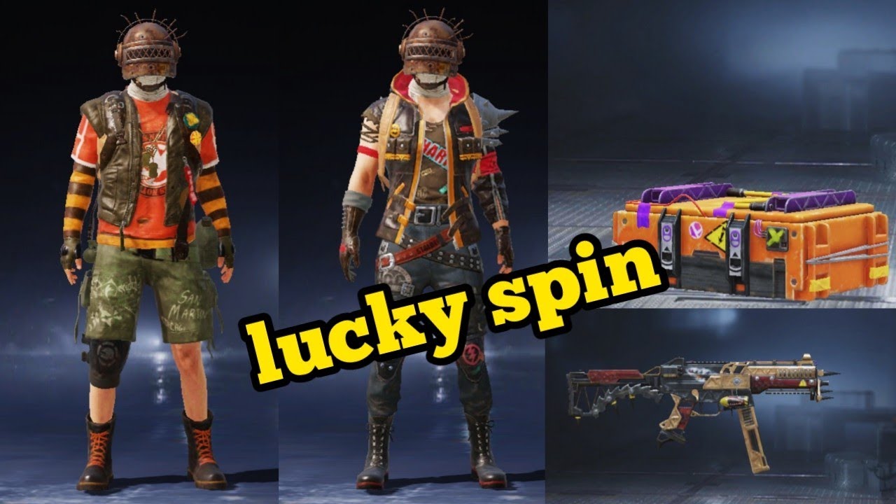 lucky spin | pubg mobile new lucky spin | ump45 gun skin