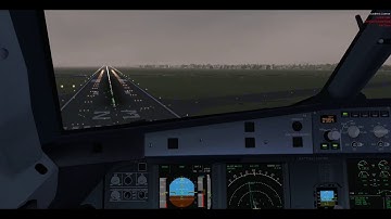 Prepar3d v4.1 FSLabs A320 crosswind landing