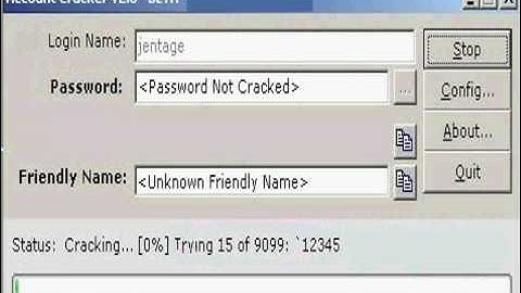 Runescape Password Cracker